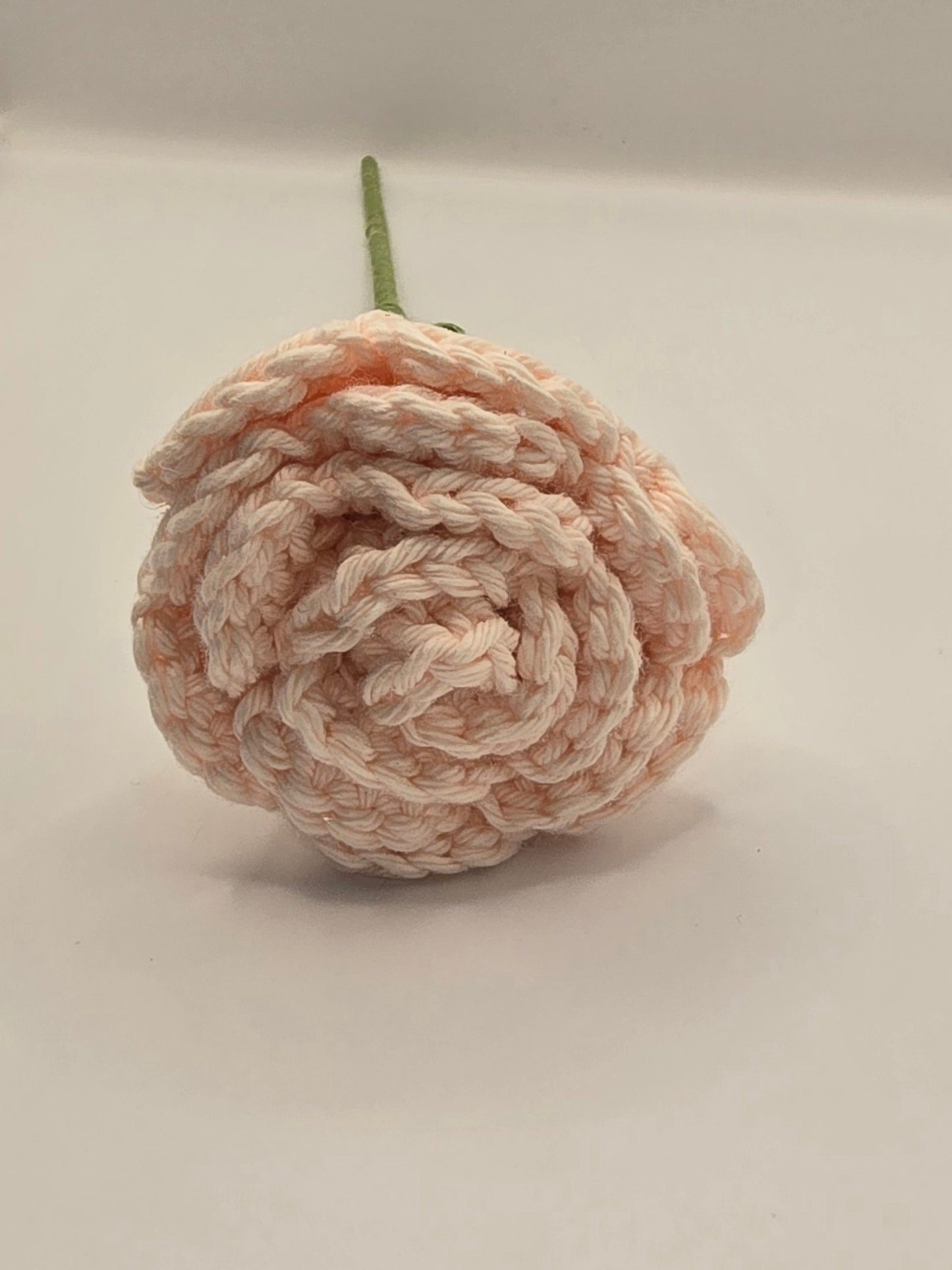 Crochet Pink Rose