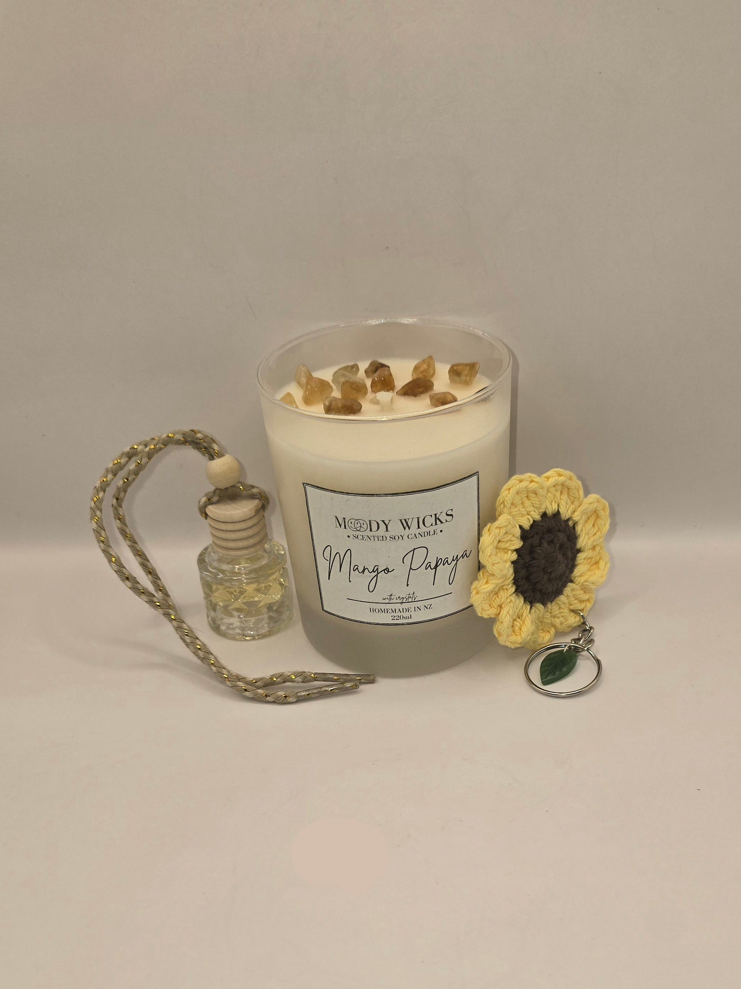 Sunflower & Candle Mango Papaya Gift Pack