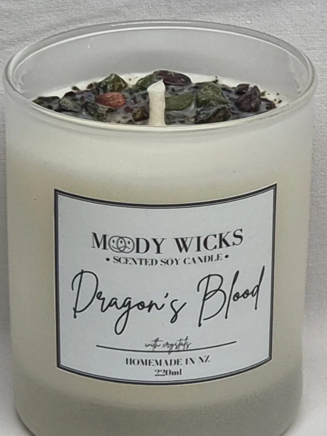 Dragon's Blood Crystal Candle