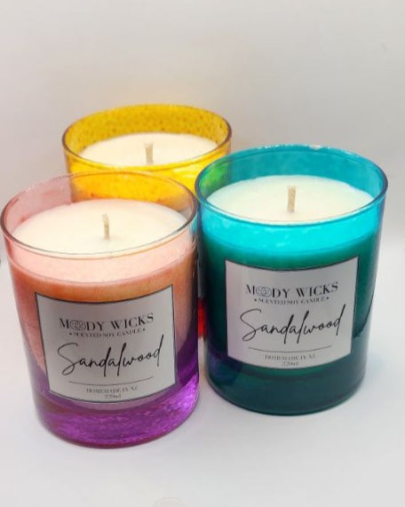 Sandalwood Colour Candle