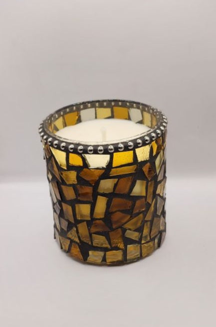 French Pear Mosaic Glass
