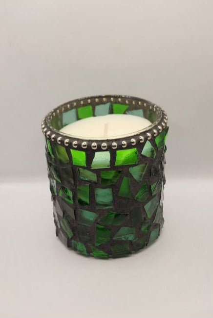 French Pear Mosaic Glass