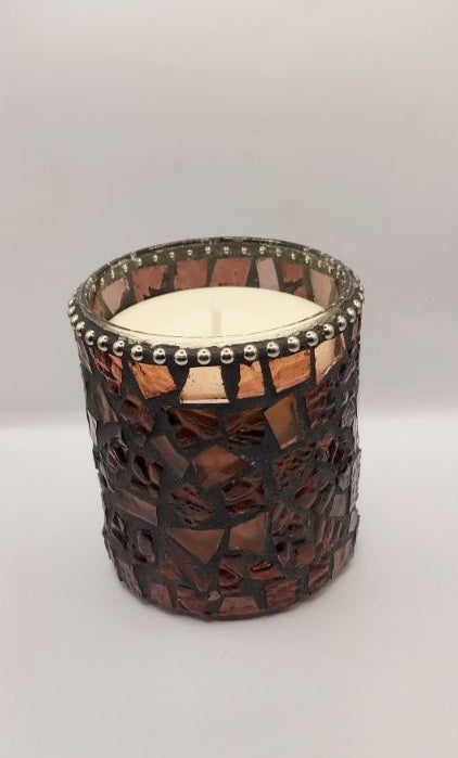 French Pear Mosaic Glass