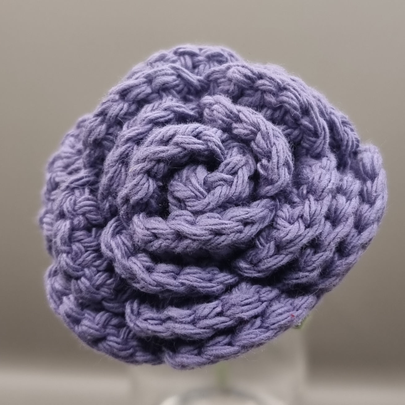 Crochet Purple Rose