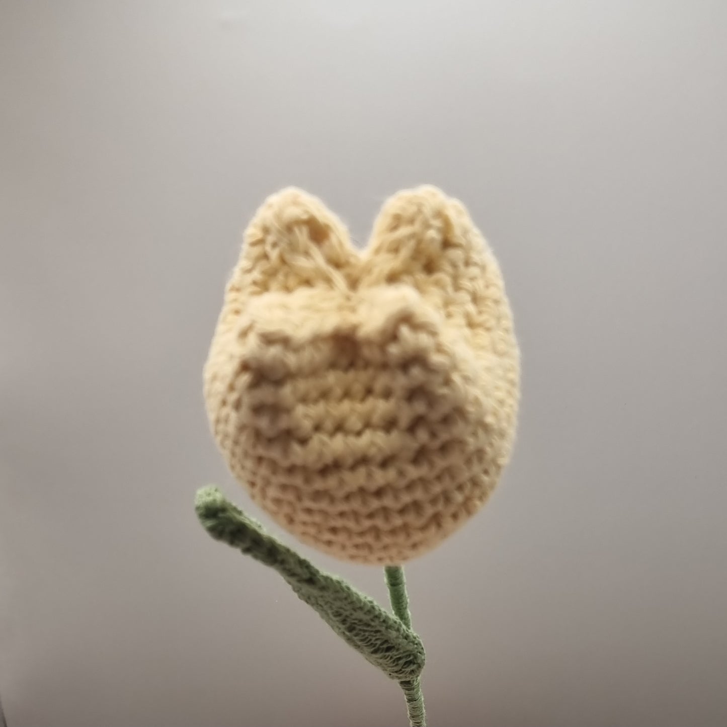 Crochet Country Yellow Tulip