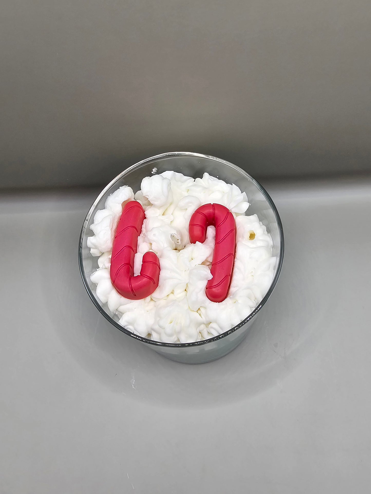 Candy Cane Christmas Candle