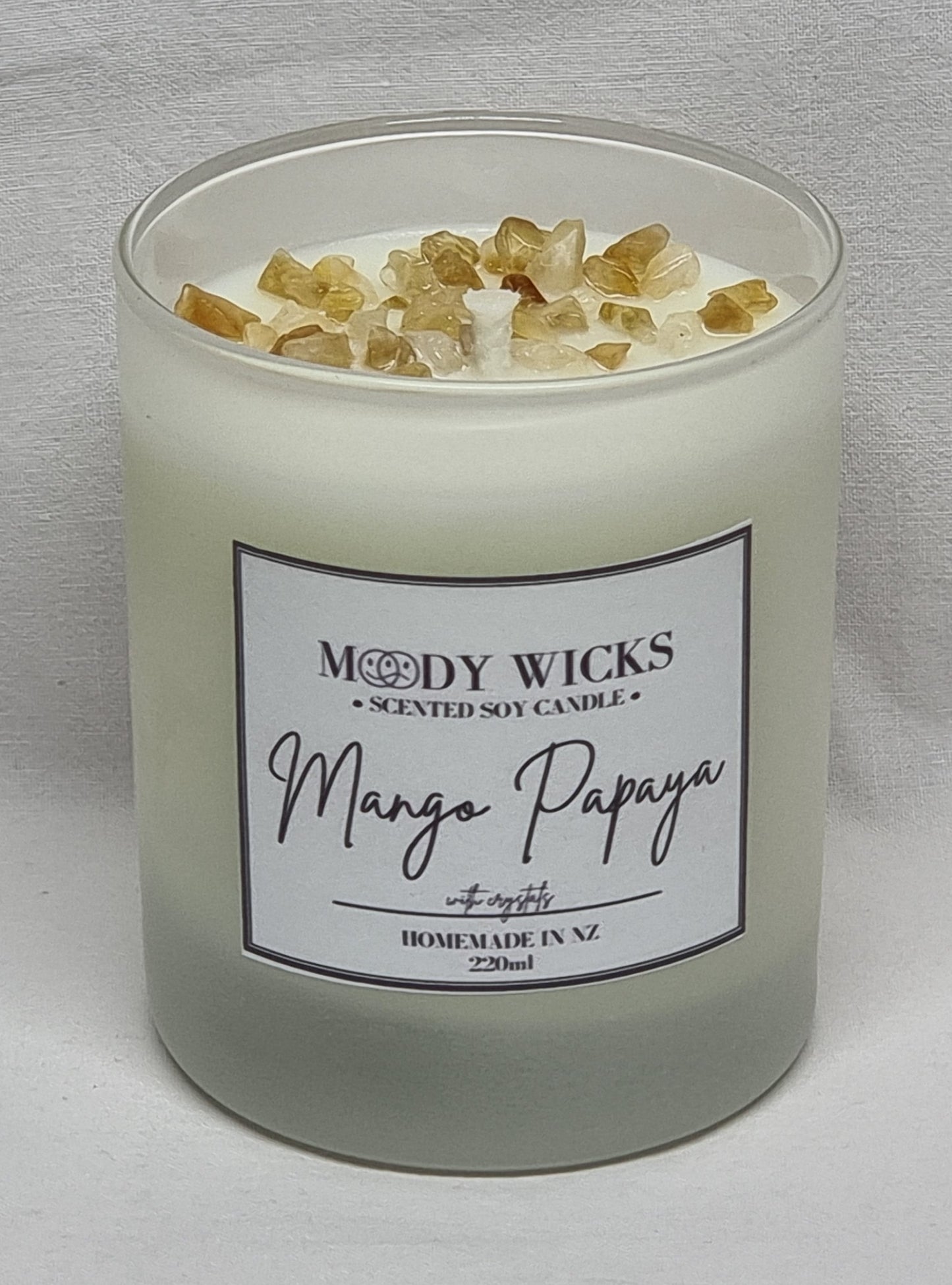 Mango Papaya Crystal Candle