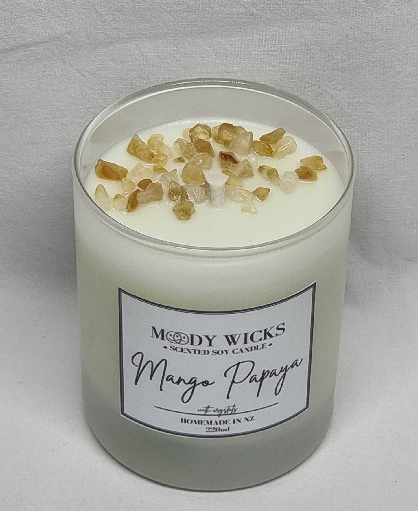 Mango Papaya Crystal Candle