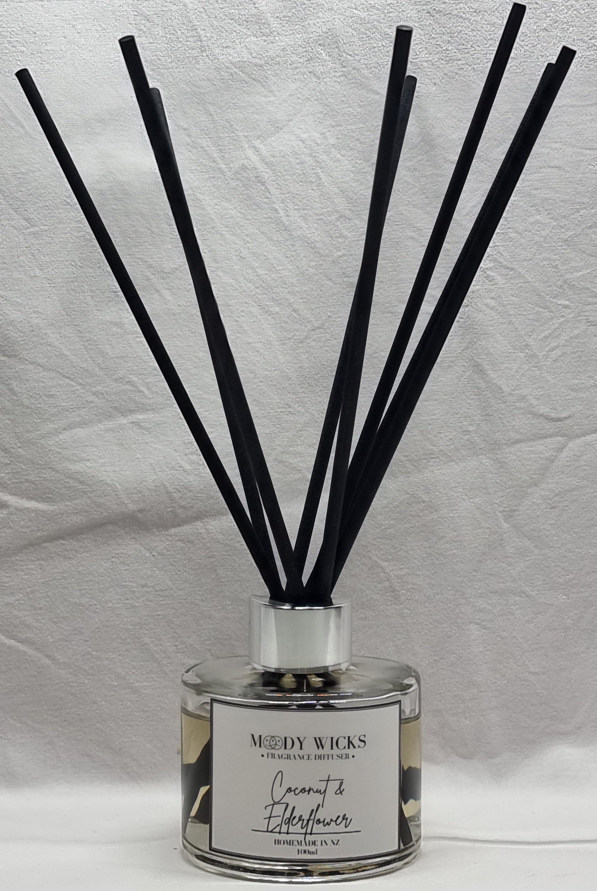 Coconut & Elderflower Reed Diffuser – Moody wicks